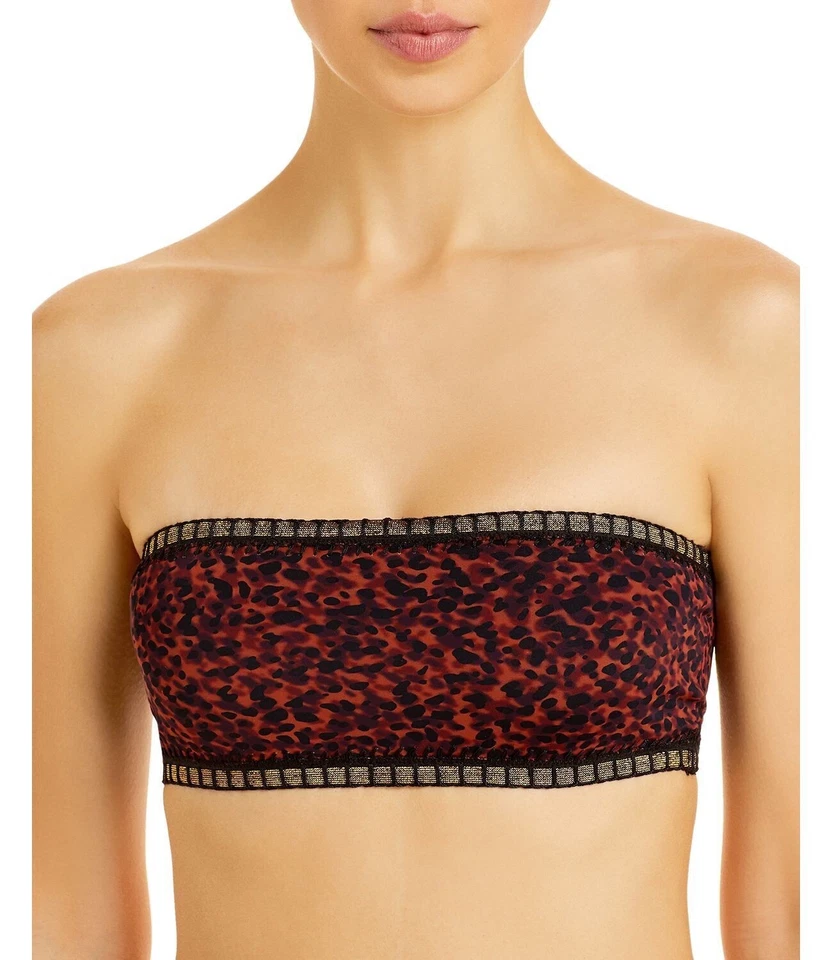 Platinum Swimwear Womens Crochet Bandeau Bikini Top Size D