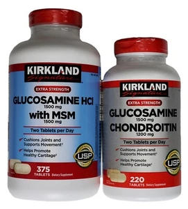 Kirkland Signature Glucosamine HCI 1500mg with MSM or Chondroitin, Joint Health - Picture 1 of 7
