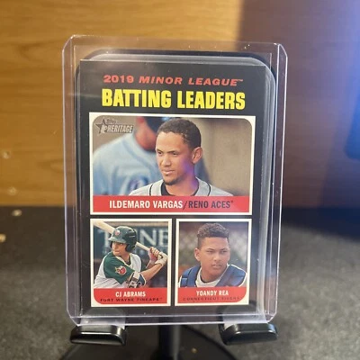 2020 Topps Heritage Minors #184 CJ Abrams Padres Ildemaro Vargas Yoandy Yea ⚾️ - Image 1 of 4