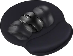 Ergonomic Mouse Pad, Comfortable with Memory Foam Wrist Rest Support Non-Slip - Picture 1 of 8