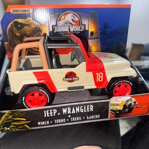 Matchbox Jurassic World FTM19 Legacy Collection 9" Jeep Wrangler Neu Kostenloser Versand! - Bild 1 von 2