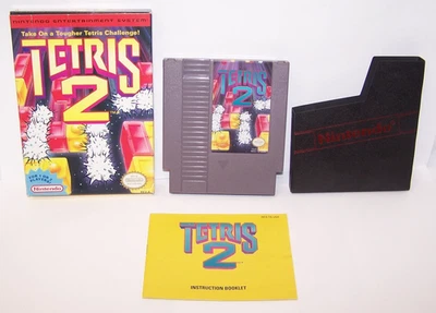 Vintage NES TETRIS 2 Box/ Manual /Cartridge 1993 Nintendo Video Game  CLEAN!!! - Image 1 of 4