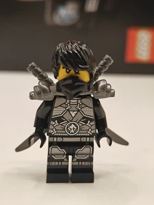 NEW Ninjago Cole Rebooted Stone Armor Custom Lego Minifigure w dual blades - Picture 1 of 3