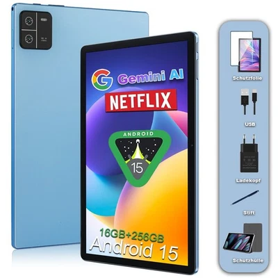 SENLINTECH Neu 101" Tablet Android 15 16GB RAM+256GB WIFI 8000mAh Dual Kamera Gaming Tablet