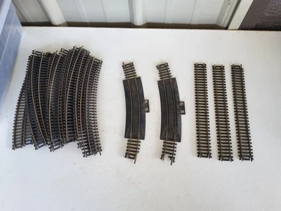 Vintage Tyco Atlas HO Scale Model Railroad Train Track Piece Lot 20 Pieces - Image 1 of 4