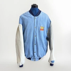 Vintage 90s Toy Story Varsity Jacket Distressed - Picture 1 of 17