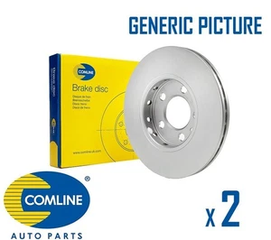 FRONT BRAKE DISCS PAIR COMLINE 2 PCS FOR BMW 1 SERIES 2 L - Picture 1 of 4