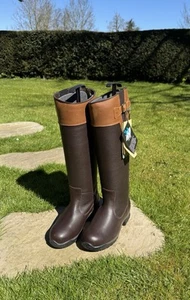 Woof Wear Fonte Verde Leather Riding Yard Boots UK5 & Box & Tags Vilamoura Boot - Picture 1 of 11