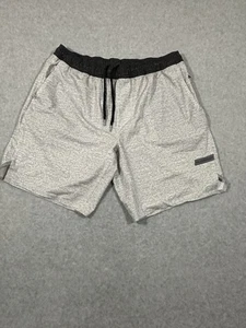 LEGENDS Men 2XL Luka Light Grey UnLined Athletic Shorts Running 9” Inseam - Picture 1 of 9