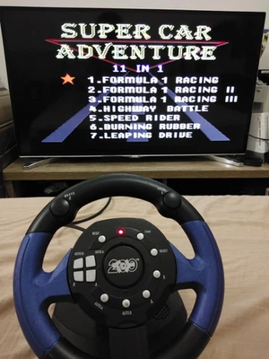 Toy 200 (Plug n Play Steering Wheel TV Video Games) Arcade *TESTED* - Image 1 of 4