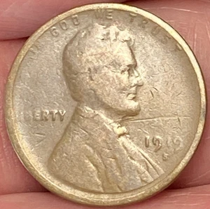 1919-S Lincoln Wheat Penny Nice Old Worn Coin #2 - Picture 1 of 8