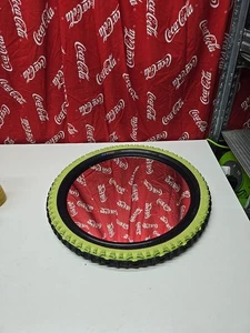 Ikea Volda GT Super Bike Tire Tyre Mirror 20" Diameter Green 1990's Lime  Green  - Picture 1 of 8