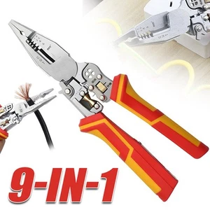 Automatic Wire Cutter Stripper Pliers Electrical Cable Crimper Terminal Tool - Picture 1 of 9