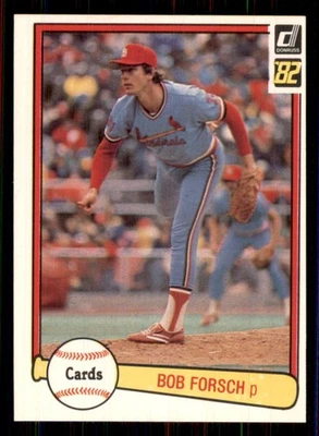 1982 年 Donruss #91 鲍勃·福施圣路易斯红雀队 — 第 1/2 张图片