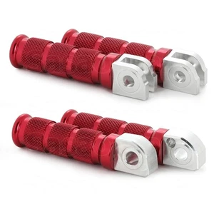Pink-Red Front + Rear Billet Anodized Foot Pegs Motorcycle Rest for Yamaha YZF - Picture 1 of 6
