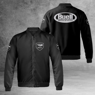 Chaqueta de bombardero a prueba de viento Buell Motorcycles Foto 1 de 4