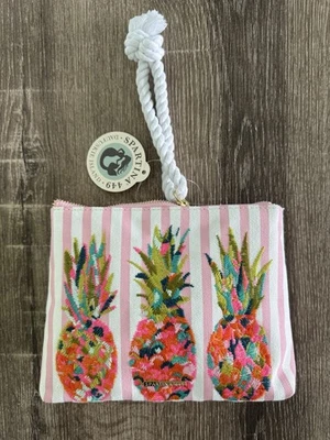 Muñequera Spartina 449 Moreland Piña Carina, Rayas Rosa y Blanco - Nueva Foto 1 de 4