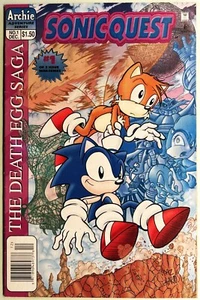 Sonic Hedgehog Comic Book SONIC QUEST Mini Series #1 Death Egg Saga Bagged FN++ - Picture 1 of 3