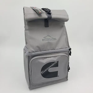 NWT High Sierra x Cummins Beach N Chill Backpack Cooler 20" Steel Gray Logo New - Picture 1 of 14