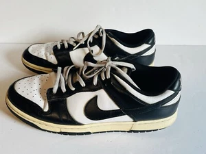 Nike Dunk Sneakers Low Retro DD1391-100 Black White Panda Mens Size 11 - Picture 1 of 16
