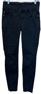Rock Republic 14 Fever Pull On Mid RIse Skinny Black Stretch Denim Women Jeans - Picture 1 of 10
