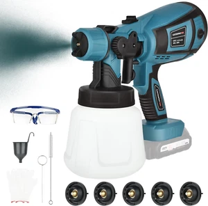 Handheld Paint Sprayer Gun,Battery Paint Spray System for Makita BL Series 18V, - Picture 1 of 9