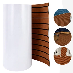 Boat Marine Deluxe Flooring Mat Faux Teak Decking Yacht Car Sheet Pad EVA Foam - Picture 1 of 11