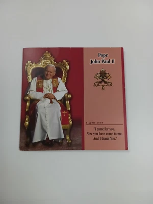 Juego de monedas conmemorativas Papa Juan Pablo II 2005 - 5 sin circular - Orden de Malta Foto 1 de 4