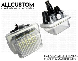 AMPOULES LED PLAQUE IMMATRICULATION BLANC pour MERCEDES W221 CLASSE S 2004-2013 - Picture 1 of 3
