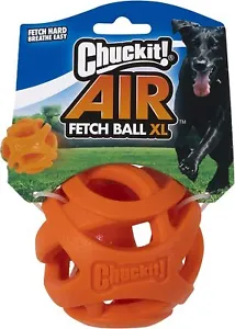 Chuckit Air Fetch Ball XL Fetch Hard Breathe Easy Interactive Dog Toy 1-Count - Picture 1 of 7