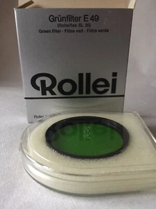 #31262 - Rolleiflex Rollei Filter Grün, Green E49 für SL35 neu, Brand New - Picture 1 of 2