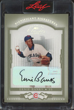 2004 Donruss Classics Significant Signatures #167 Ernie Banks 9/25 Auto