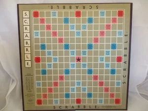 Vintage 1948 Scrabble Game Board for crafting, Framing, collages PMC - Picture 1 of 4