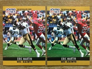 (2) 1990 Pro Set ERIC MARTIN "White & Black" Letter Variation Error Cards #216 - Picture 1 of 2