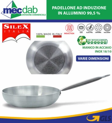 Padellone Da Chef In Alluminio Puro al 99,5% Ad Induzione Doppio Fondo Selex - Immagine 1 di 4