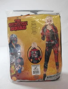 The Suicide Squad Women's Rubies Harley Quinn Costume CG2 Red/Black Medium - Picture 1 of 4