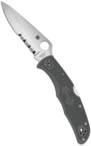 Spyderco Endura 4 FRN Foliage Green C10PSFG Folding Partially Serrated Knife - Picture 1 of 6