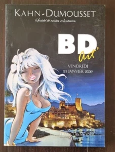 Catalogue de vente Bandes Dessinées art' (2009) Khan Dumousset - Picture 1 of 8