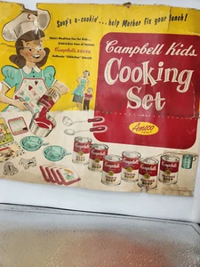 Vintage Amsco Campbell Kids Soup Cooking Set Play Set - Picture 1 of 12