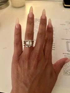 3.21 Carats VS1 Brilliant Earth Lab Grown Diamond Ring - Picture 1 of 4