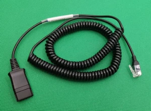 Plantronics EncorePro HW510 Monouralny zestaw słuchawkowy z redukcją szumów Adapter Kabel - Zdjęcie 1 z 3