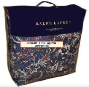 RALPH LAUREN MIRABELLE FULL/QUEEN COMFORTER Indigo Blue - Picture 1 of 5