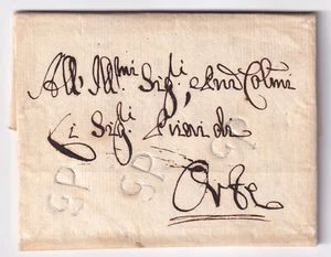 ZZ652-STATO PONTIFICIO-PREF. ROMA X ORTE 1743 - Foto 1 di 1