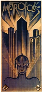 Póster de película Metropolis Fritz Lang 1927 estilo vintage 16 x 36 pulgadas - Imagen 1 de 1
