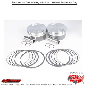 CAST PISTONS TC96 TO 103CI 10.0:1 .010 Harley Davidson FLRT Freewheeler - Picture 1 of 1