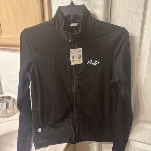 Puma Full Zip Track Jacket Donna Nero Casual Sportivo Capispalla M Medium Vs12