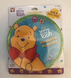 Vintage Winnie The Pooh Handprint Keepsake Collectible Baby Child Disney New Pkg - Picture 1 of 2