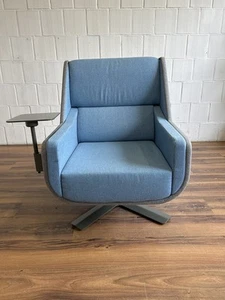 BuzziSpace BuzziMe Ohrensesel blau grau Tisch blau grau Lounge - Bild 1 von 9