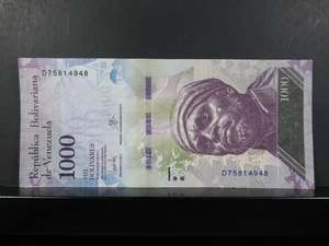 Billete Venezuela 1.000 bolívares 2017 Z1802 - Imagen 1 de 2