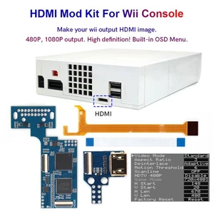Hispeedido Interno Wii Digital a Digital HDMI Mod Kit Para Consola Wii - Imagen 1 de 14